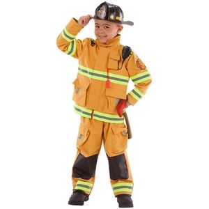 Little kids fireman costume size 5-6 - no accessories